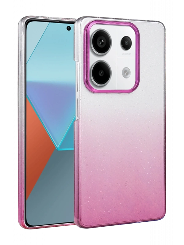 Newface Xiaomi Redmi Note 13 Pro 4G Glossy Kapak - Mor