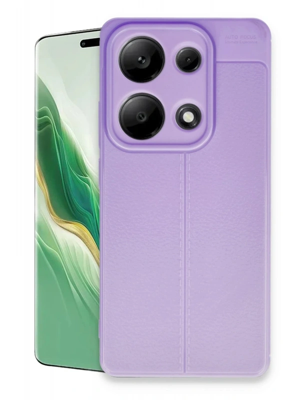 Newface Xiaomi Redmi Note 13 Pro 4G Kılıf Auto Focus Kapak - Lila
