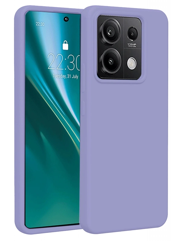 Newface Xiaomi Redmi Note 13 Pro 5G Kılıf First Silikon - Lila