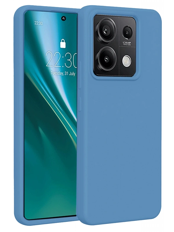 Newface Xiaomi Redmi Note 13 Pro 5G Kılıf First Silikon - Mavi