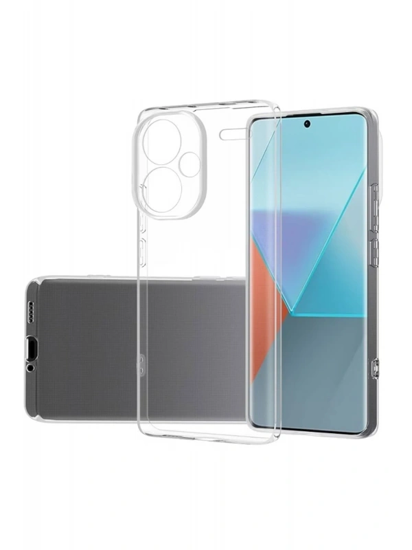 Newface Xiaomi Redmi Note 13 Pro Plus Kılıf Lüx Şeffaf Silikon