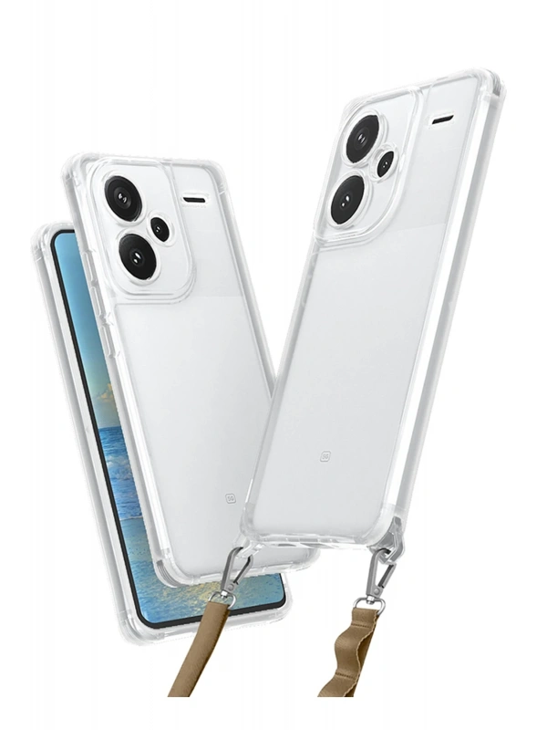Newface Xiaomi Redmi Note 13 Pro Plus Kılıf Penta Silikon Kılıf - Şeffaf