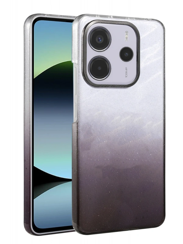 Newface Xiaomi Redmi Note 14 4G Glossy Kapak - Siyah