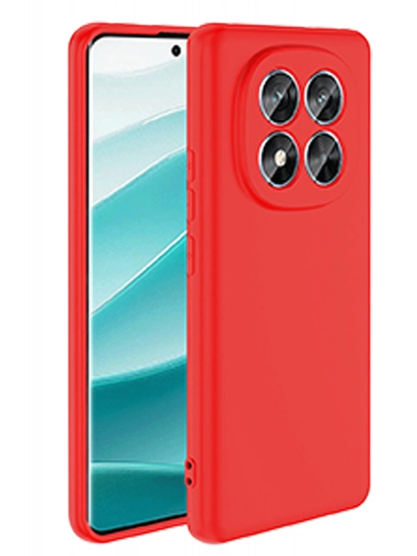 Newface Xiaomi Redmi Note 14 Pro 4G Kılıf First Silikon - Kırmızı