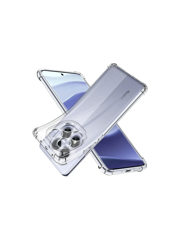 Newface Xiaomi Redmi Note 14 Pro 5G Kılıf Lüx Şeffaf Silikon
