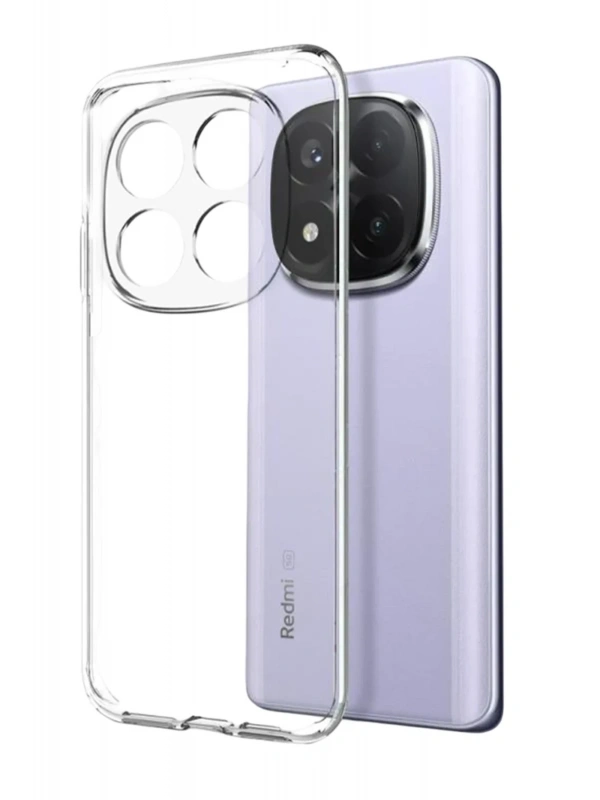Newface Xiaomi Redmi Note 15 4G Lüx Şeffaf Silikon - Şeffaf
