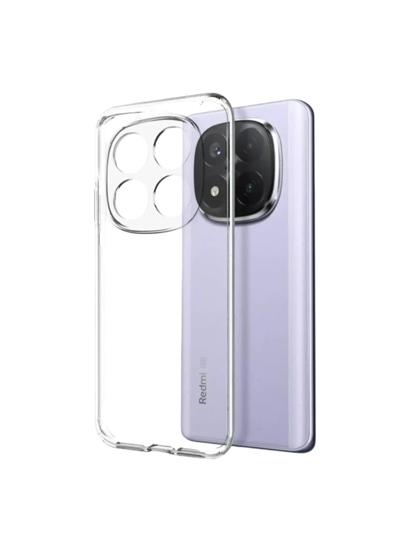 Newface Xiaomi Redmi Note 15 Pro 5G Lüx Şeffaf Silikon - Şeffaf