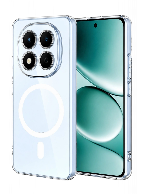 Newface Xiaomi Redmi Note 15 Pro Plus 5G Combo Sert Şeffaf Magsafe Kapak - Şeffaf