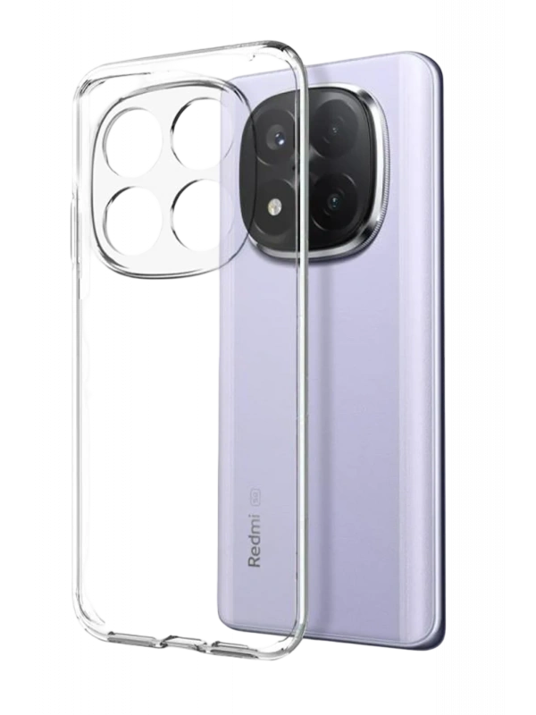 Newface Xiaomi Redmi Note 15 Pro Plus 5G Lüx Şeffaf Silikon - Şeffaf