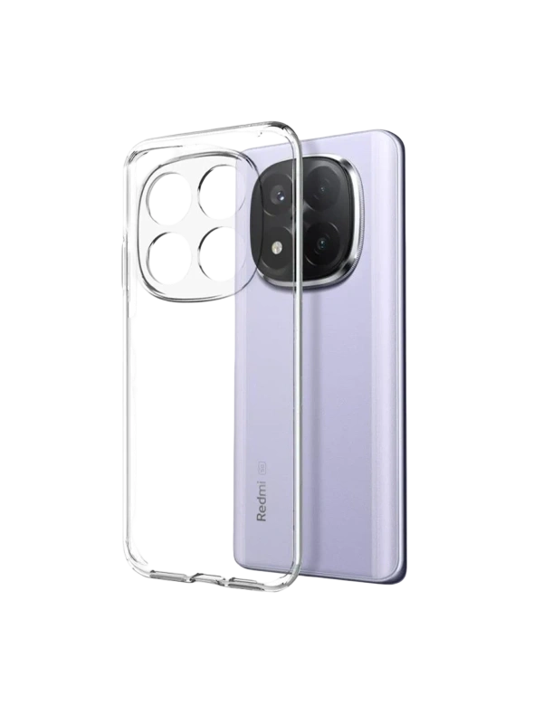 Newface Xiaomi Redmi Note 15 Pro Plus 5G Lüx Şeffaf Silikon - Şeffaf