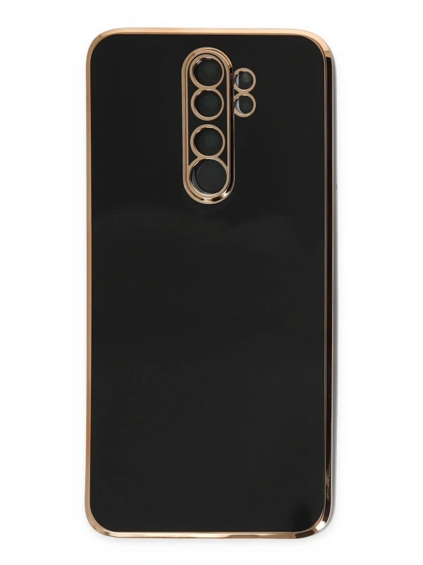 Newface Xiaomi Redmi Note 8 Pro Kılıf Volet Silikon - Siyah