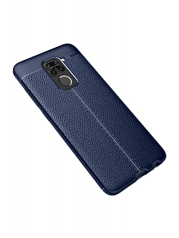Newface Xiaomi Redmi Note 9 Kılıf Auto Focus Kapak - Lacivert