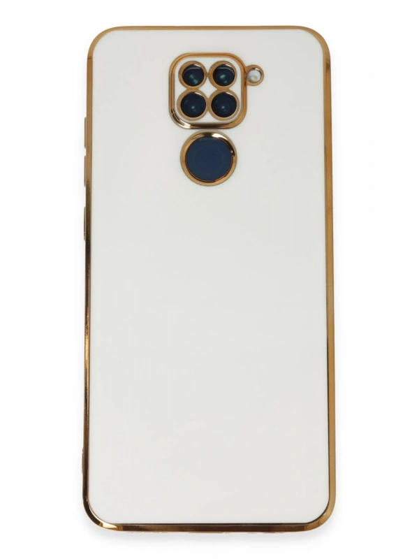 Newface Xiaomi Redmi Note 9 Kılıf Volet Silikon - Beyaz
