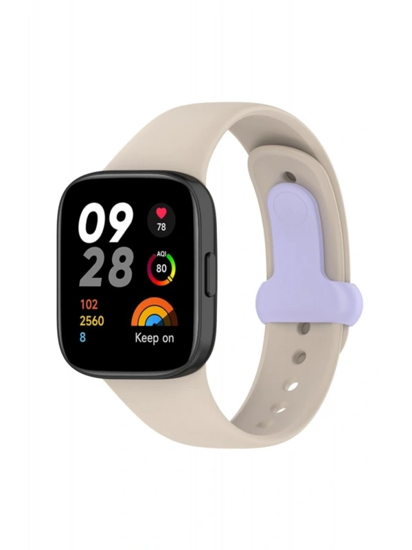 Newface Xiaomi Redmi Watch 3 Origin Silikon Kordon - Bej