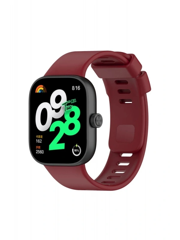 Newface Xiaomi Redmi Watch 4 Klasik Kordon - Bordo