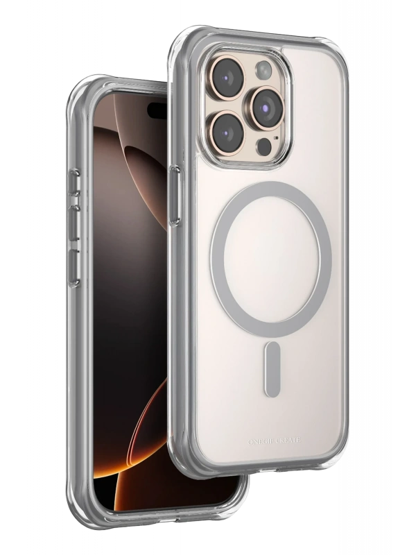 Onegif Apple iPhone 15 Pro Max Hulk Magsafe Kapak - Titan Gri