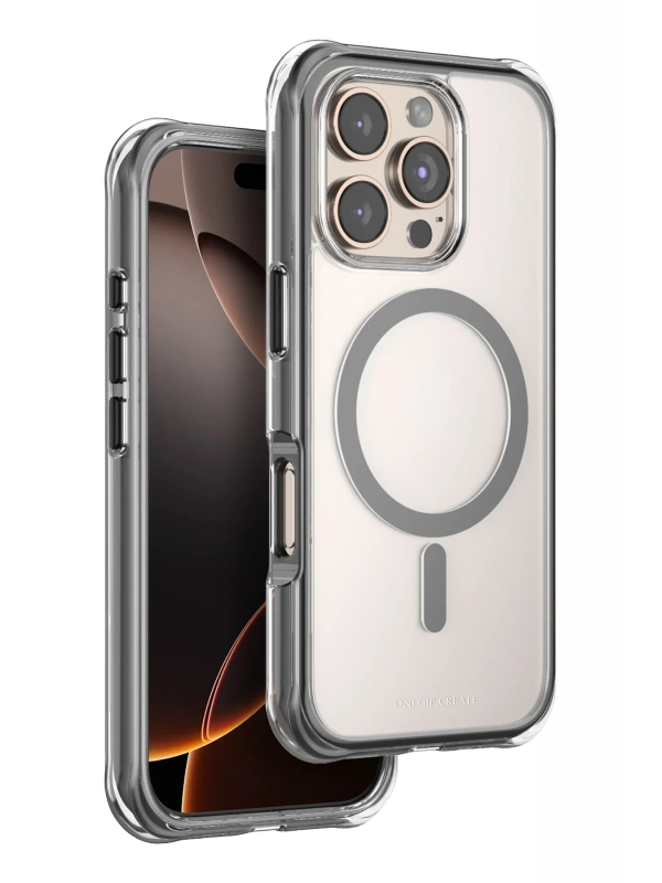Onegif Apple iPhone 16 Pro Hulk Magsafe Kapak - Siyah