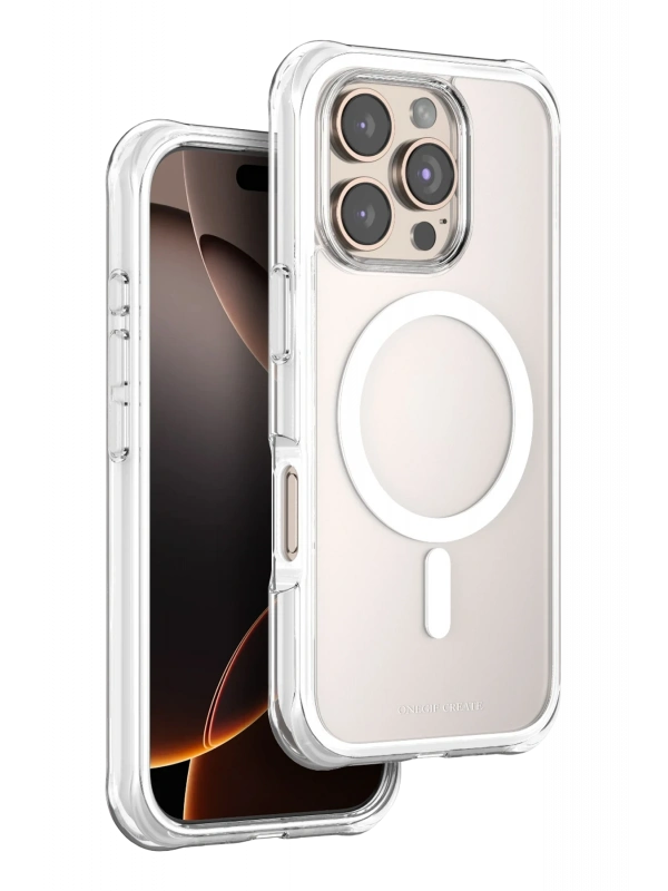 Onegif Apple iPhone 16 Pro Max Hulk Magsafe Kapak - Beyaz