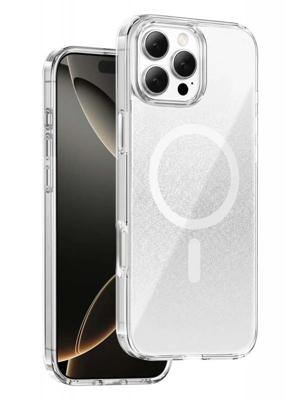 Onegif Apple iPhone 16 Pro Max Sora Simli Magsafe Kapak - Beyaz