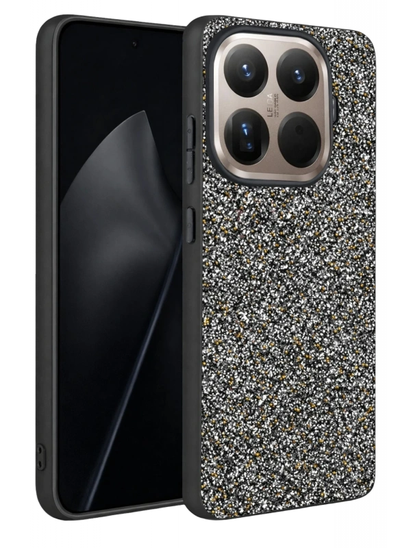 Onegif Xiaomi Mi 15T Pro Bright Simli Kapak - Gold