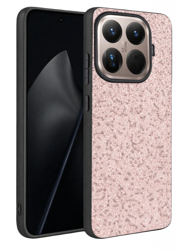 Onegif Xiaomi Mi 15T Pro Bright Simli Kapak - Pembe