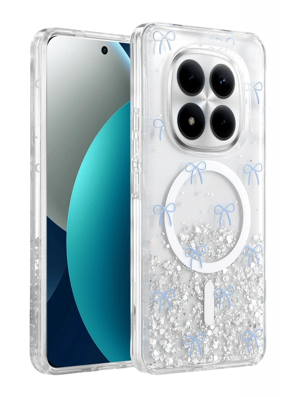 Onegif Xiaomi Redmi Note 15 Pro Plus 5G Misk Simli Magsafe Kapak - Desen 3