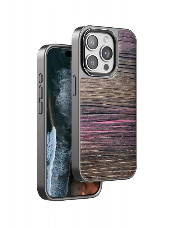 Venco Apple iPhone 14 Pro Wave Kapak - Pembe