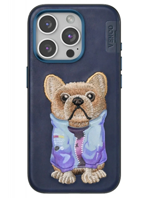 Venco Apple iPhone 15 Pro Max Cute Desenli Kapak - Lacivert