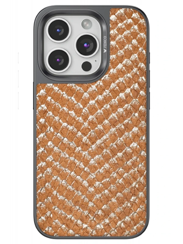 Venco Apple iPhone 15 Pro Viper Kapak - Kahverengi