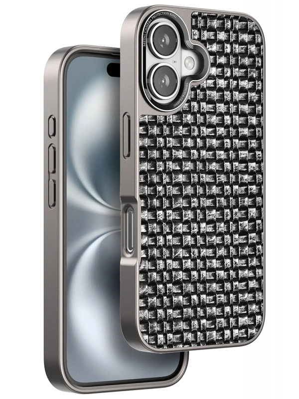 Venco Apple iPhone 16 Brand Kapak - Gümüş