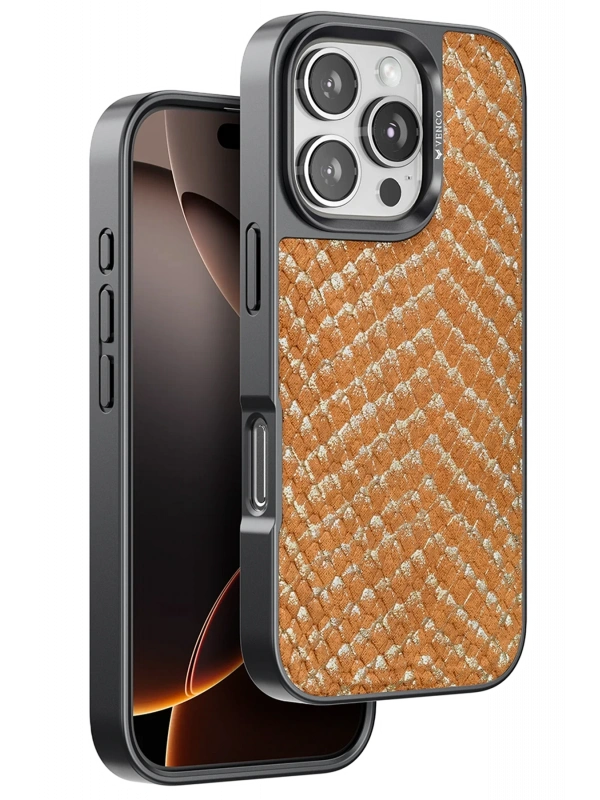 Venco Apple iPhone 16 Pro Max Viper Kapak - Kahverengi
