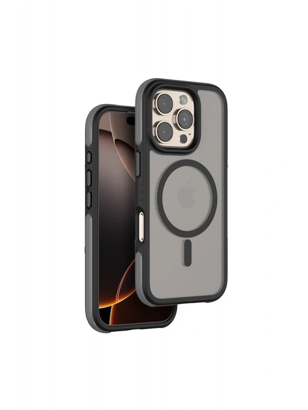 Venco Apple iPhone 16 Pro Orbit Magsafe Kapak - Siyah