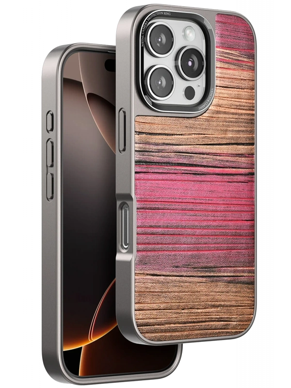 Venco Apple iPhone 16 Pro Wave Kapak - Pembe