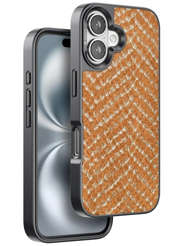 Venco Apple iPhone 16 Viper Kapak - Kahverengi