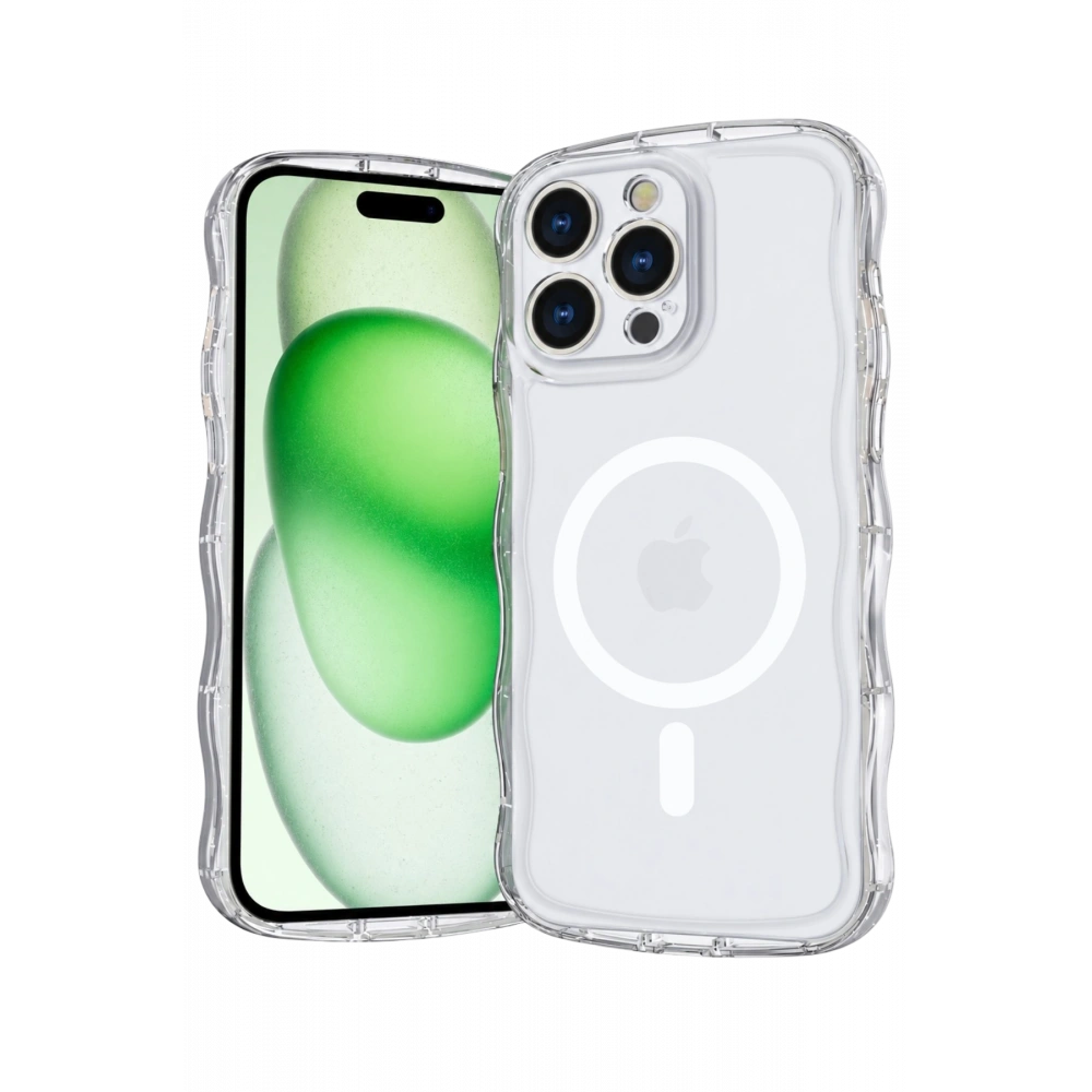 Apple iPhone 14 Pro Max Vev Full Airbag Magsafe Kapak - Şeffaf