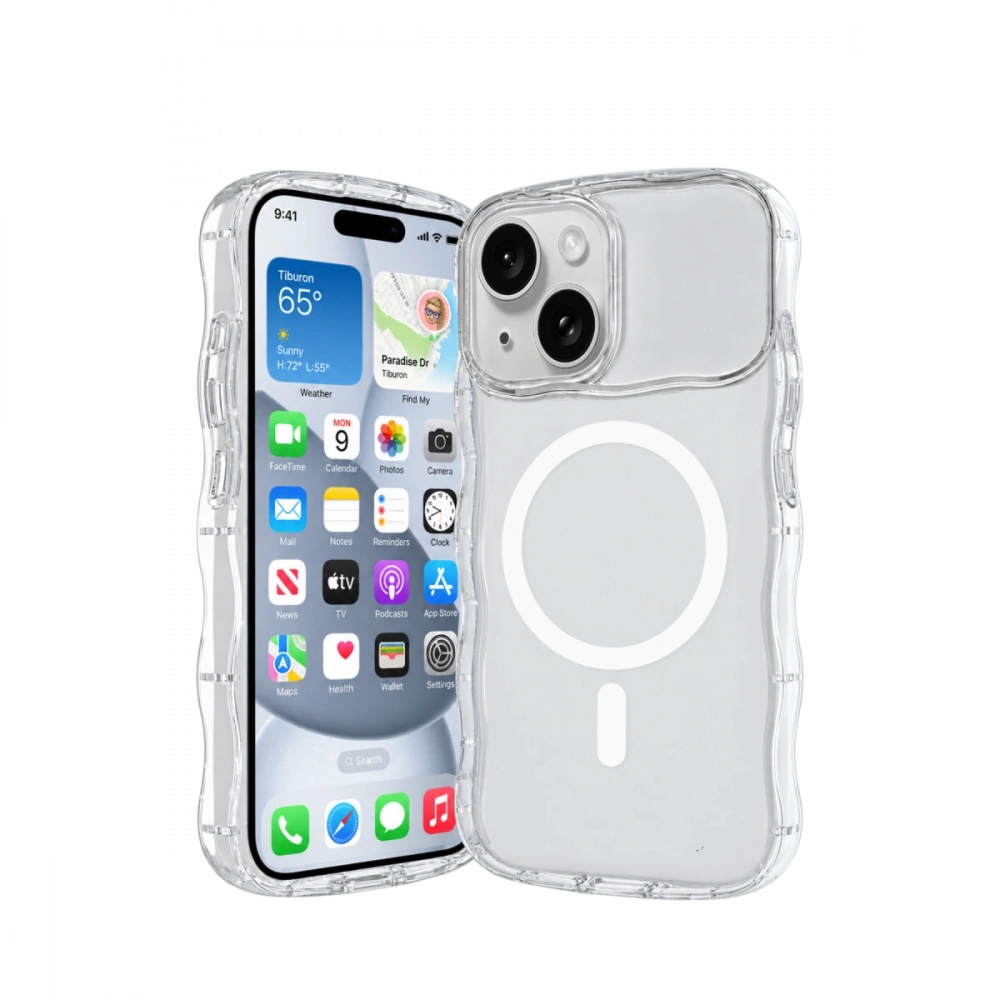 Apple iPhone 14 Vev Full Airbag Magsafe Kapak - Şeffaf