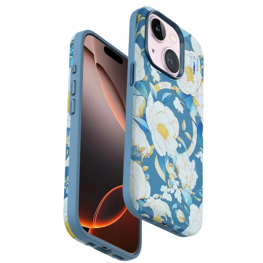 Apple iPhone 15 Plus Flower Series Magsafe Kapak