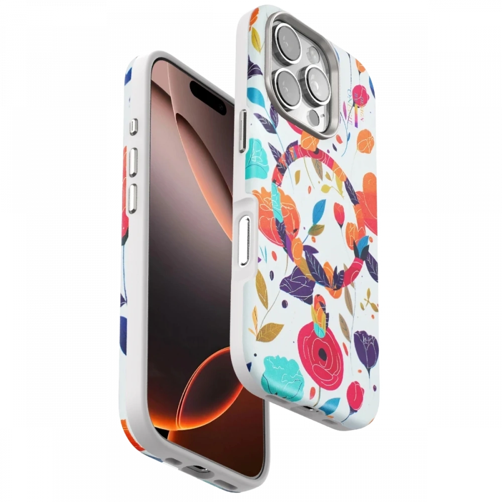 Apple iPhone 16 Pro Max Flower Series Magsafe Kapak