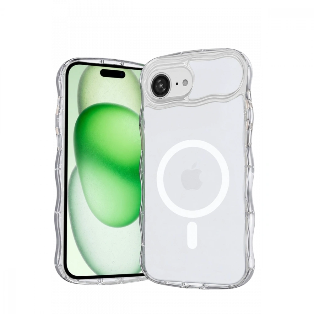 Apple iPhone 17E Vev Full Airbag Magsafe Kapak - Şeffaf