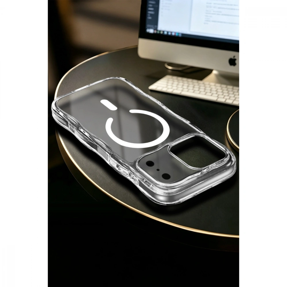 Apple iPhone 18 Pro Max/17 Pro Max Vev Full Airbag Magsafe Kapak - Şeffaf