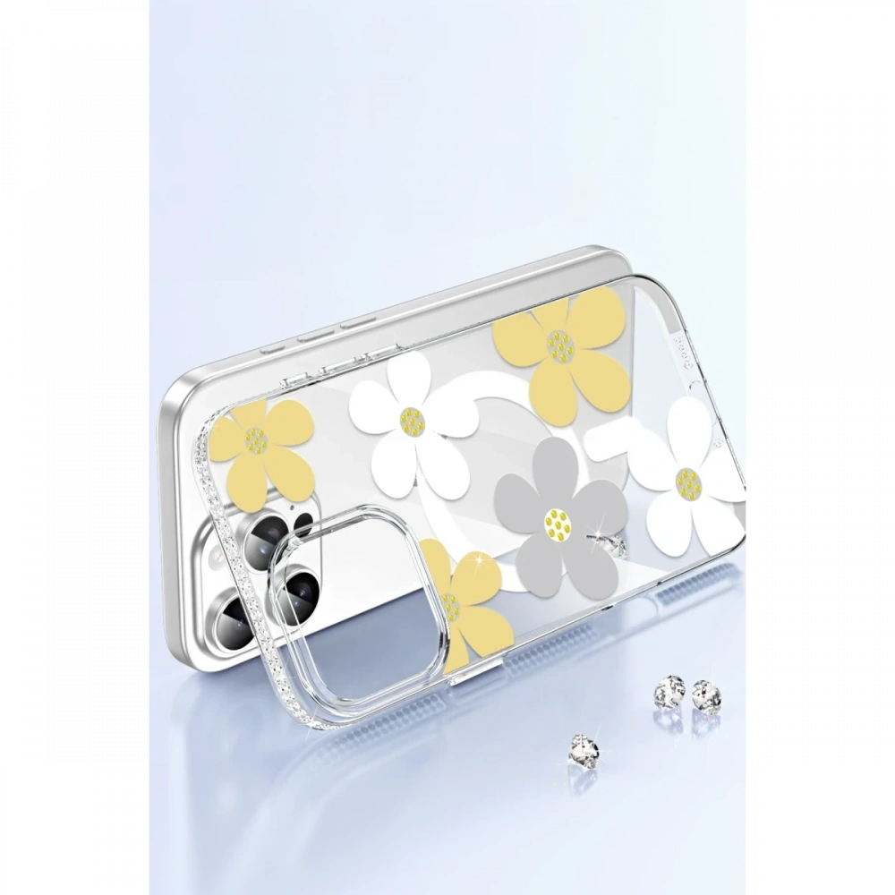Apple iPhone 14 Floral Magsafe Kapak