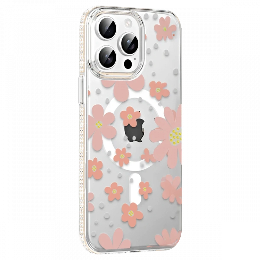 Apple iPhone 14 Pro Max Floral Magsafe Kapak