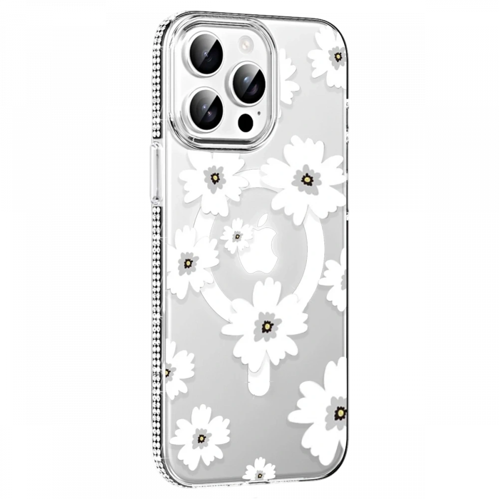 Apple iPhone 15 Pro Floral Magsafe Kapak