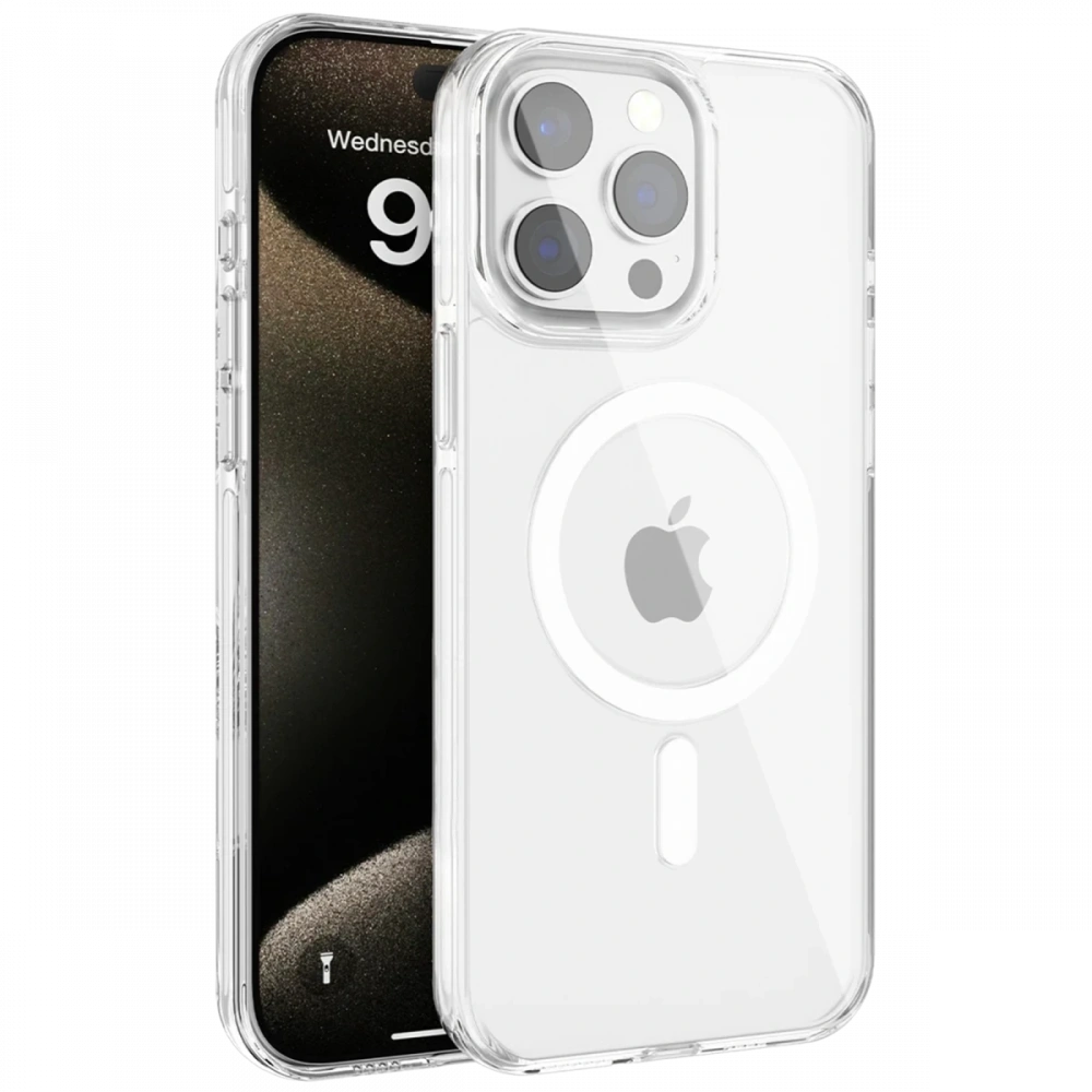 Apple iPhone 15 Pro Gleam PC Sert Magsafe Kılıf