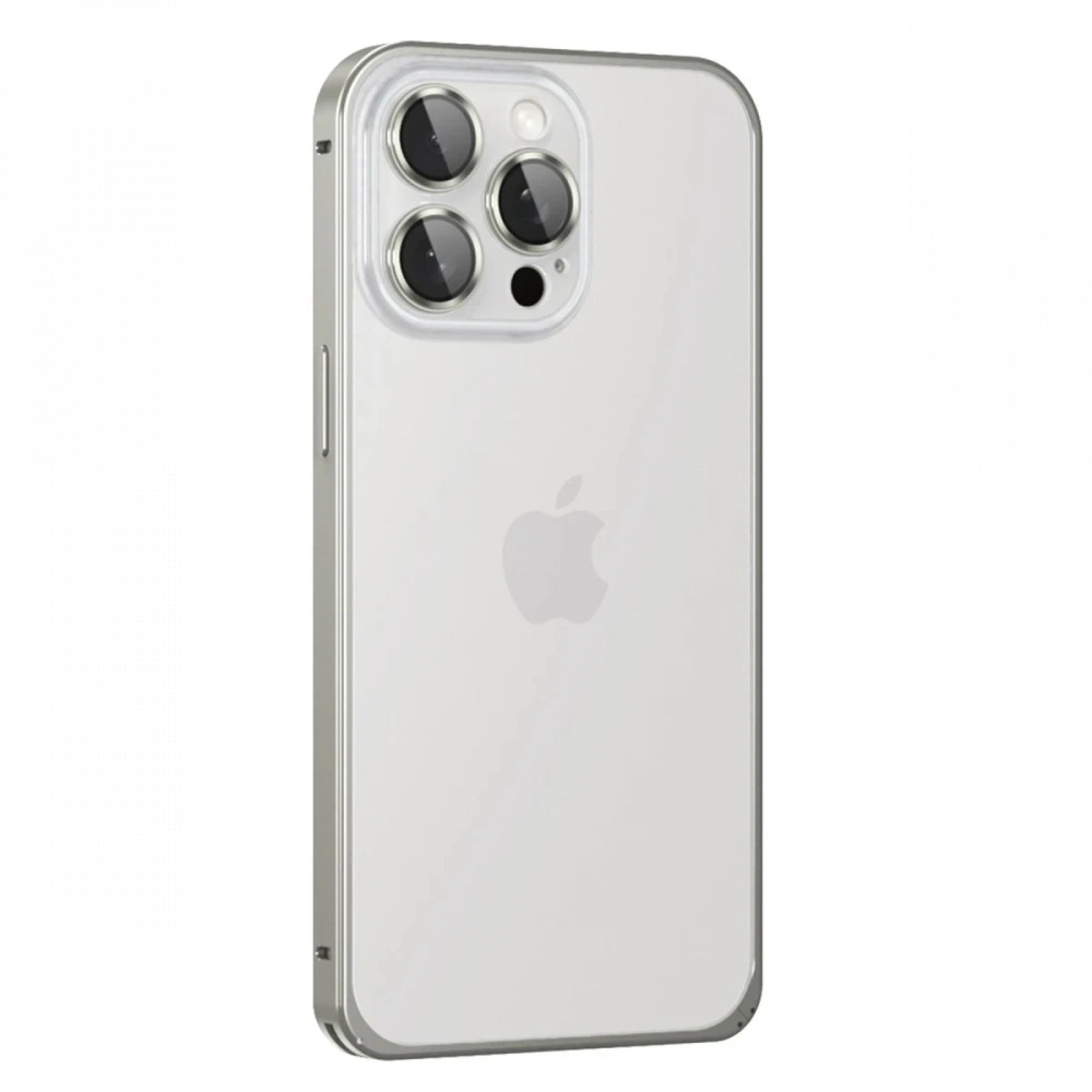 Apple iPhone 15 Pro Max Metal Bumper Mat Kapak