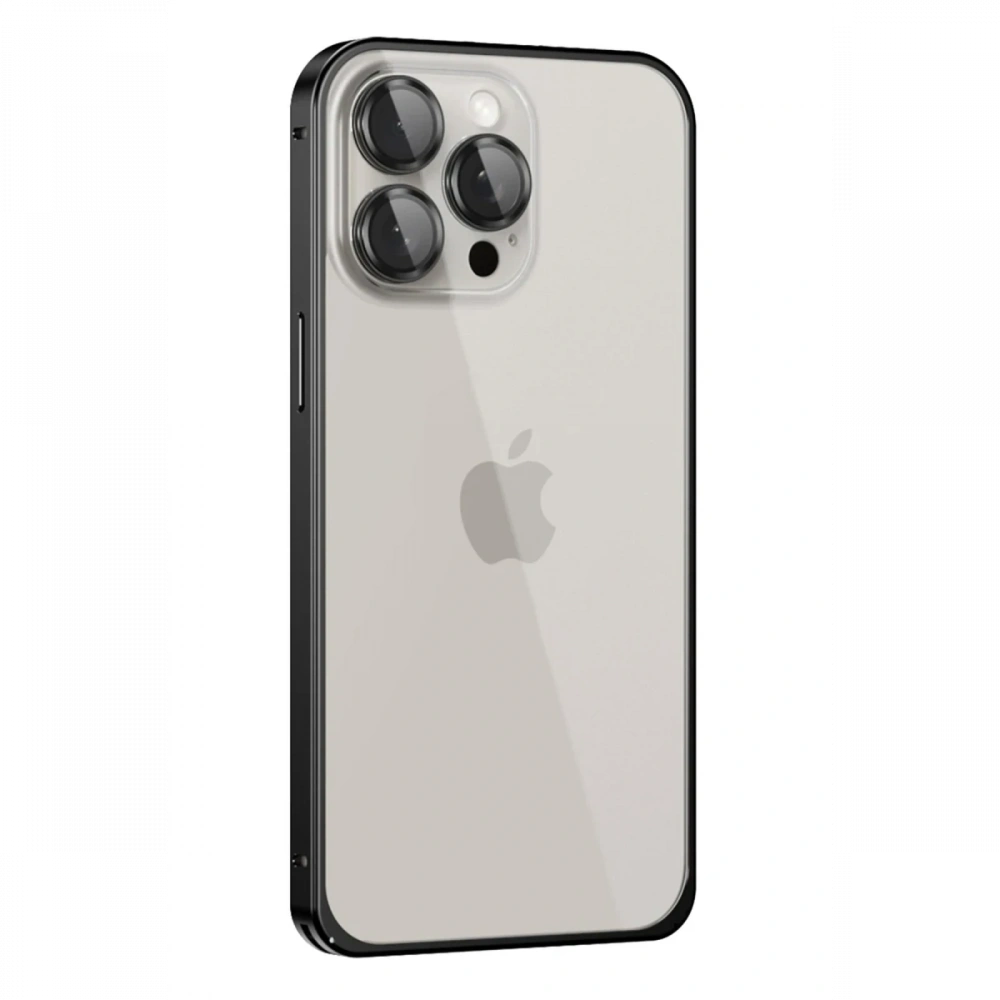 Apple iPhone 15 Pro Max Metal Bumper Mat Kapak