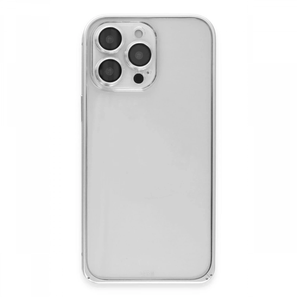 Apple iPhone 15 Pro Max Metal Bumper Mat Kapak