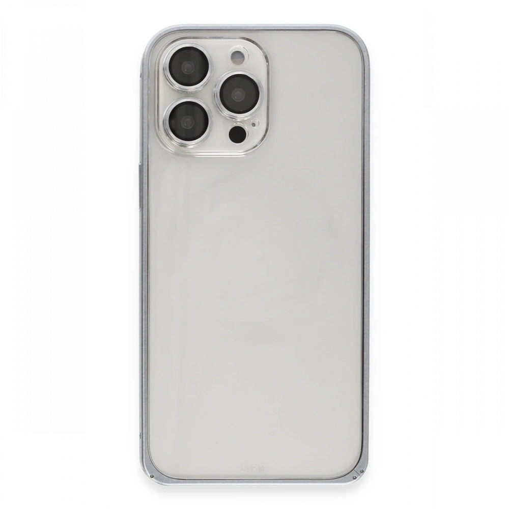 Apple iPhone 15 Pro Max Metal Bumper Mat Kapak