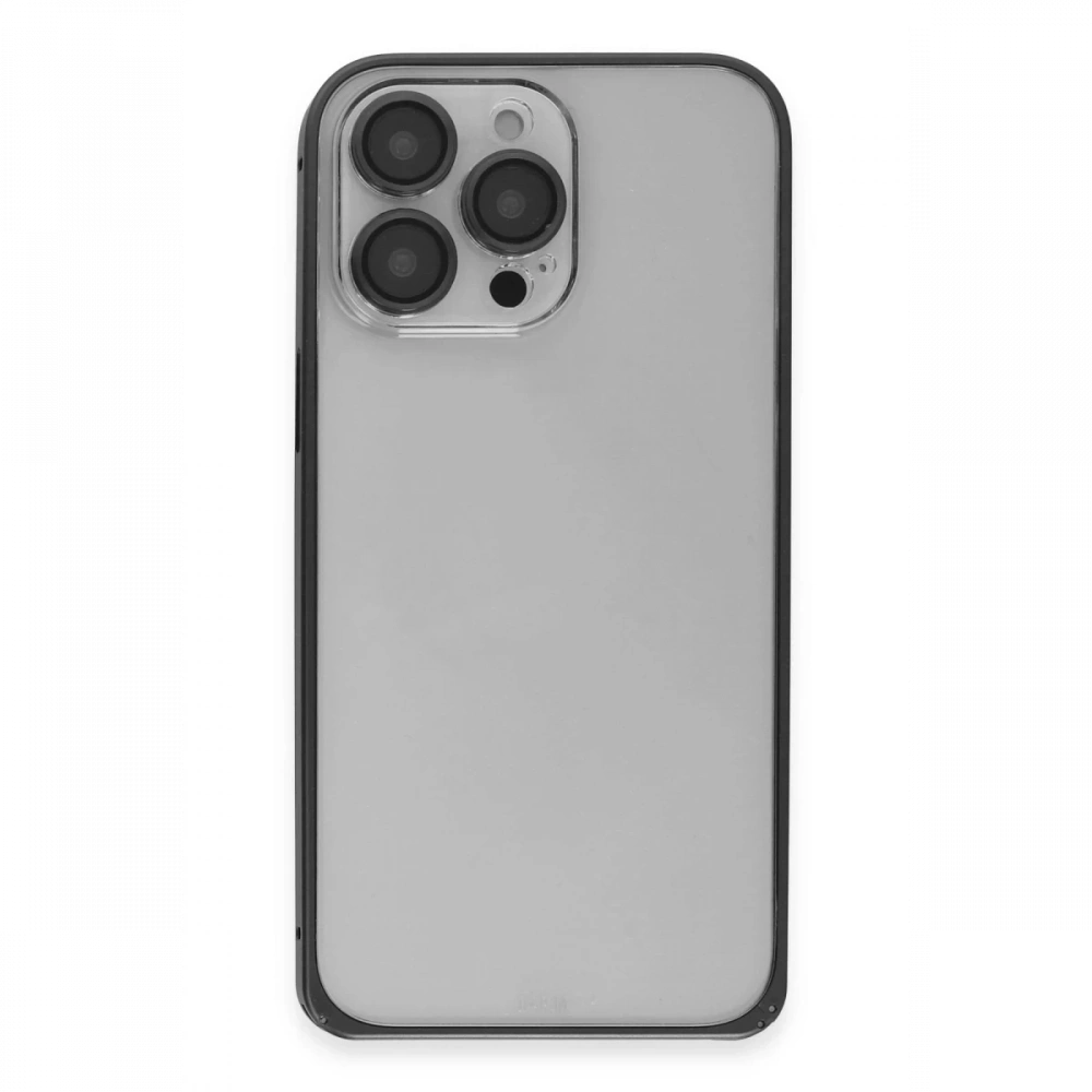 Apple iPhone 15 Pro Max Metal Bumper Mat Kapak