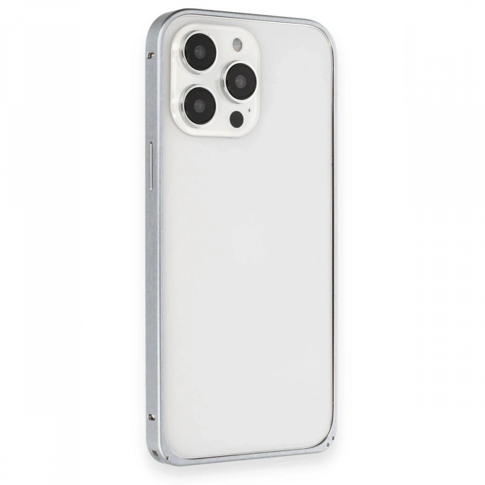 Apple iPhone 15 Pro Max Metal Bumper Mat Kapak